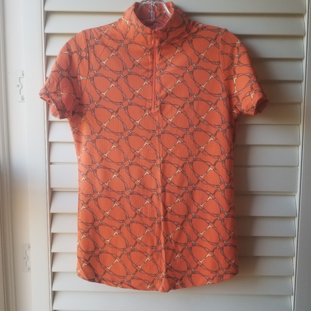 Ibkul Shortsleeve Mockneck Golf Shirt XS